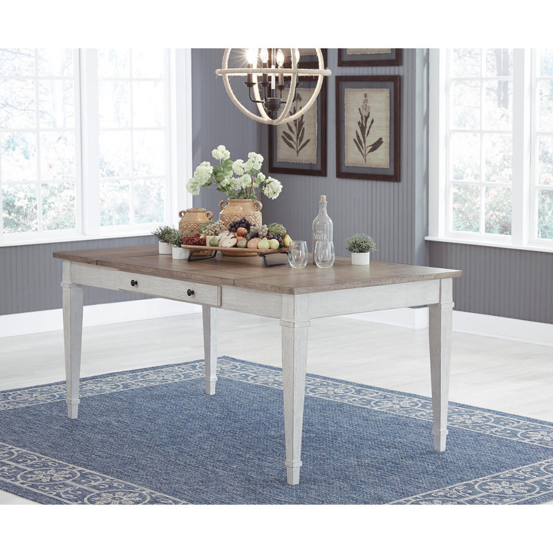 Signature Design by Ashley Skempton D394D7 7 pc Dining Set IMAGE 2