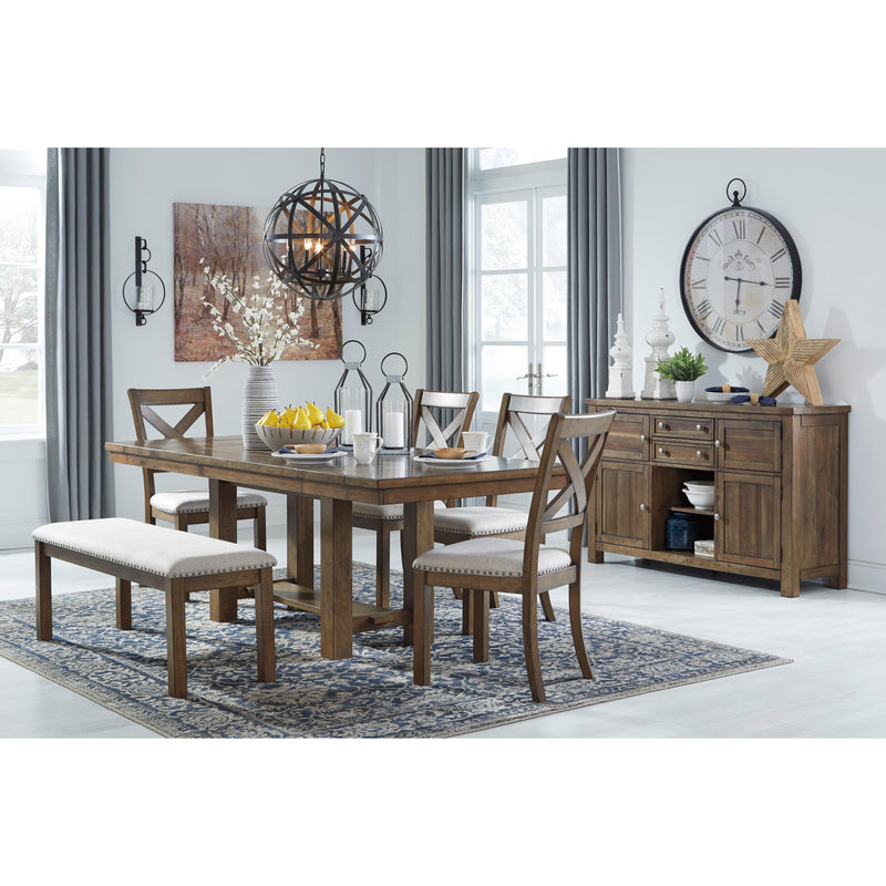 Signature Design by Ashley Moriville D631D6 6 pc Dining Set IMAGE 1