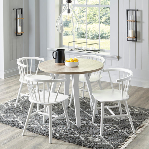 Signature Design by Ashley Grannen D407 5 pc Dining Set IMAGE 1