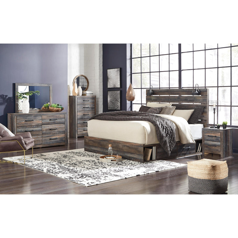 Signature Design by Ashley Drystan B211B48 6 pc King Panel Storage Bedroom Set IMAGE 1