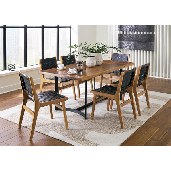 Signature Design by Ashley Fortmaine D872 7 pc Dining Set IMAGE 1