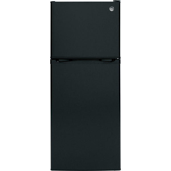 GE 24-inch, 11.6 cu. ft. Top Freezer Refrigerator GPE12FGKBB IMAGE 1