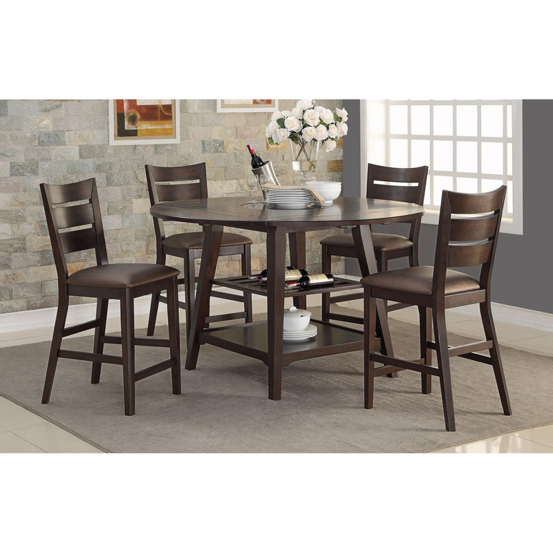 Winners Only Round Parkside Counter Height Dining Table with Pedestal Base T1-PK60R-X IMAGE 3