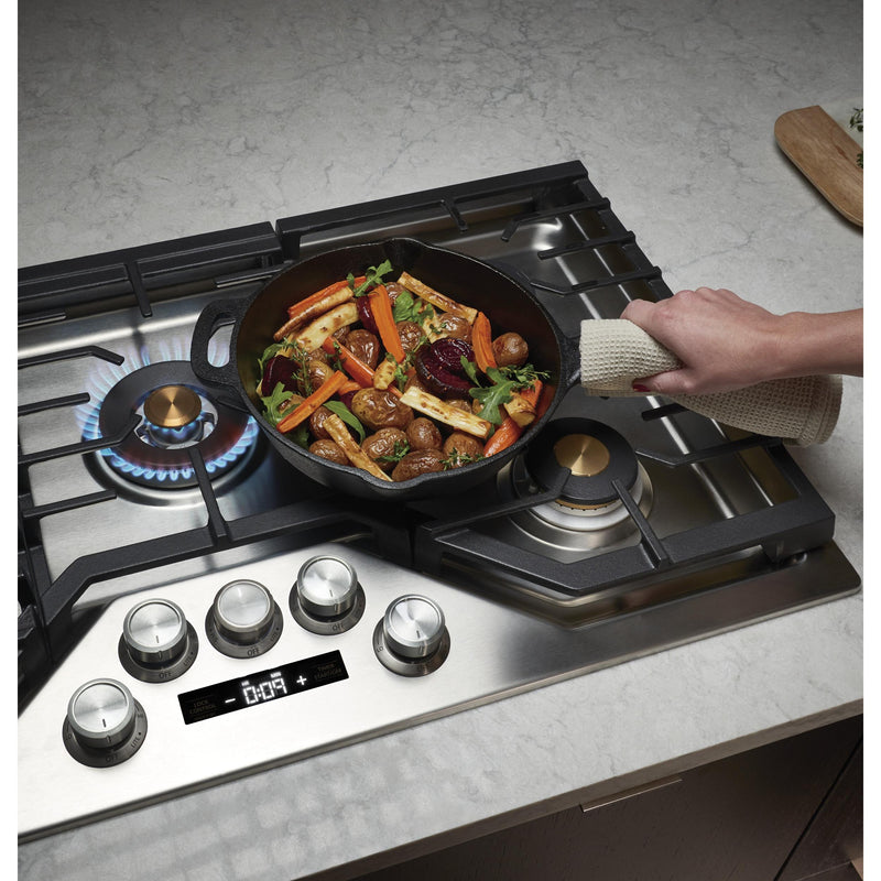 Monogram 36-inch Built-In Gas Cooktop ZGU36ESLSS IMAGE 10