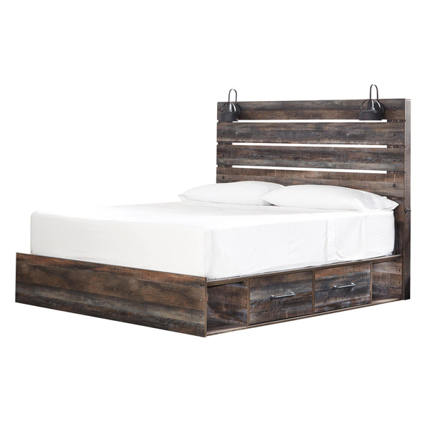 Signature Design by Ashley Drystan King Panel Bed with Storage B211-58/B211-56/B211-60/B211-60/B100-14 IMAGE 1