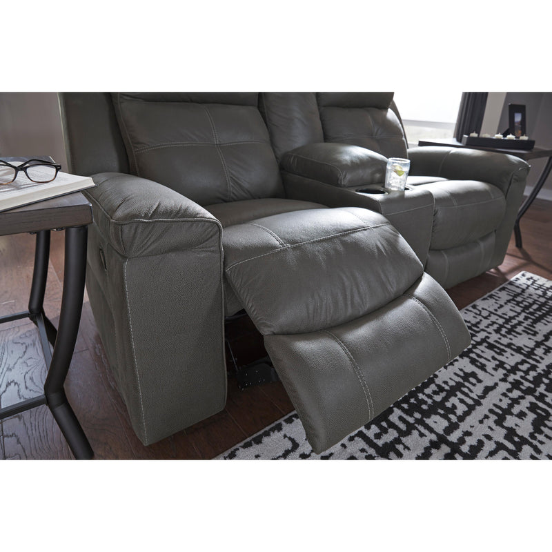 Signature Design by Ashley Jesolo Reclining Fabric Loveseat 8670594C IMAGE 5