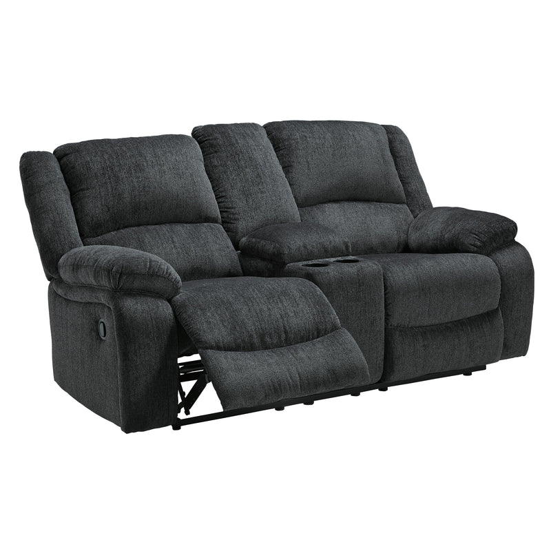 Signature Design by Ashley Draycoll Reclining Fabric Loveseat 7650494C IMAGE 3