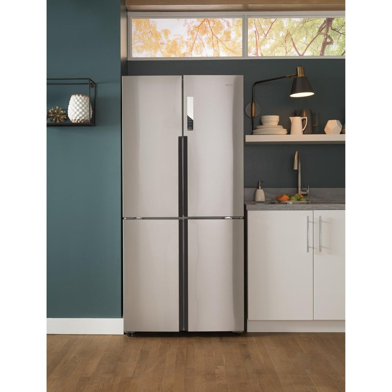 Haier 16.4 cu. ft. Counter-Depth French 4-Door refrigerator QHE16HYPFS IMAGE 12