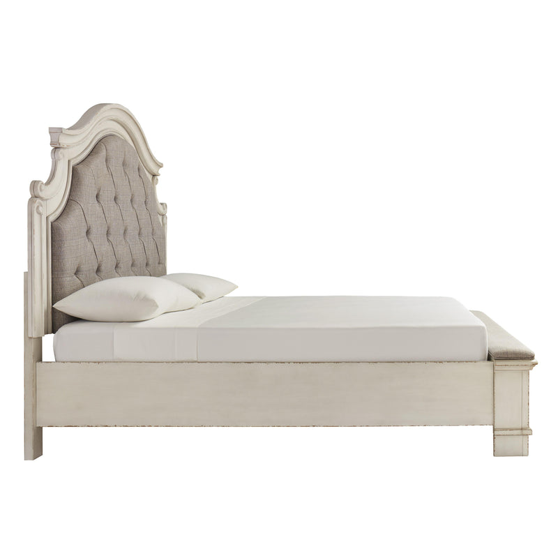 Signature Design by Ashley Realyn King Upholstered Platform Bed B743-58/B743-56S/B743-197 IMAGE 3