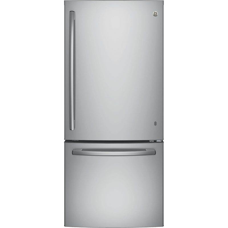 GE 20.9 cu. ft. Bottom Mount Refrigerator with LED Lighting GBE21AYRKFS IMAGE 1