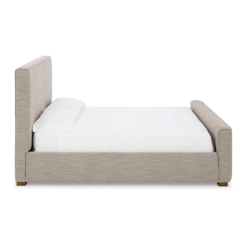 Signature Design by Ashley Dakmore King Upholstered Platform Bed B783-82/B783-97 IMAGE 3