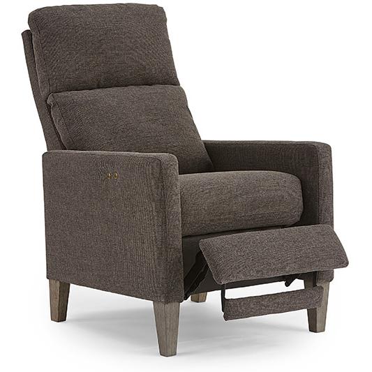 Best Home Furnishings Janae Fabric Recliner Janae 1LP30R High Leg Recliner - Charcoal IMAGE 3