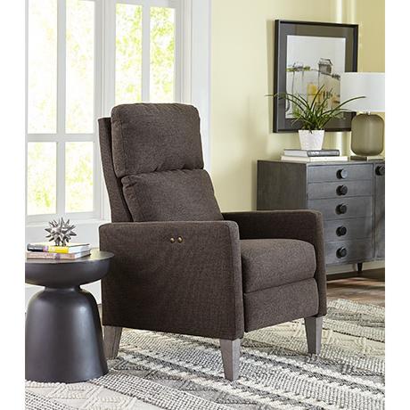 Best Home Furnishings Janae Fabric Recliner Janae 1LP30R High Leg Recliner - Charcoal IMAGE 5