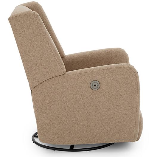 Best Home Furnishings Shaylyn Swivel Glider Fabric Recliner Shaylyn 1NP15 Swivel Glider Recliner - Sisal IMAGE 4