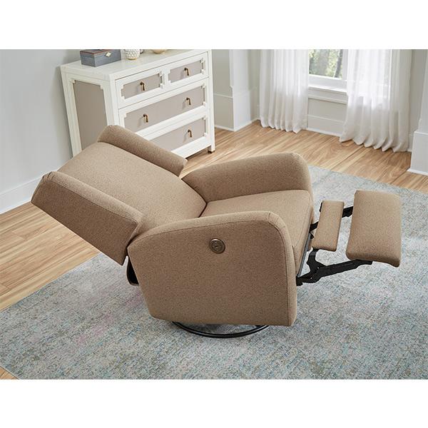 Best Home Furnishings Shaylyn Swivel Glider Fabric Recliner Shaylyn 1NP15 Swivel Glider Recliner - Sisal IMAGE 7