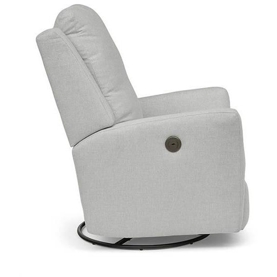 Best Home Furnishings Heatherly Swivel Glider Fabric Recliner Heatherly 1NP25 Swivel Glider Recliner - Dove IMAGE 3