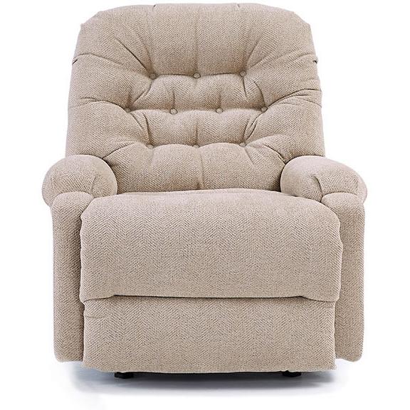 Best Home Furnishings Barb Rocker Fabric Recliner Barb 6MP17 Rocker Recliner - Flax IMAGE 3