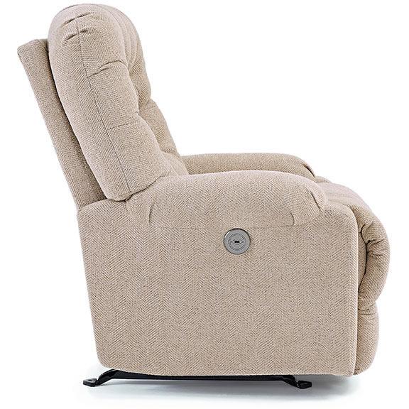 Best Home Furnishings Barb Rocker Fabric Recliner Barb 6MP17 Rocker Recliner - Flax IMAGE 4