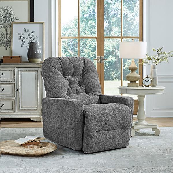 Best Home Furnishings Deidre Rocker Fabric Recliner Deidre 6MP34 Rocker Recliner - Grey IMAGE 5