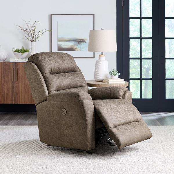 Best Home Furnishings Oren Rocker Fabric Recliner Oren 6NP77 Rocker Recliner - Paloma Grey IMAGE 6