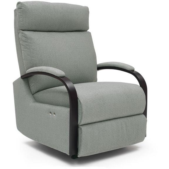 Best Home Furnishings Kinetix Rocker Fabric Recliner Kinetix 7N67E Rocker Recliner - Seaglass IMAGE 1