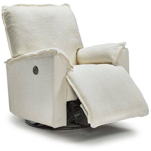 Best Home Furnishings Destinee Rocker Fabric Recliner Destinee 9NP05 Rocker Recliner - Natural IMAGE 2