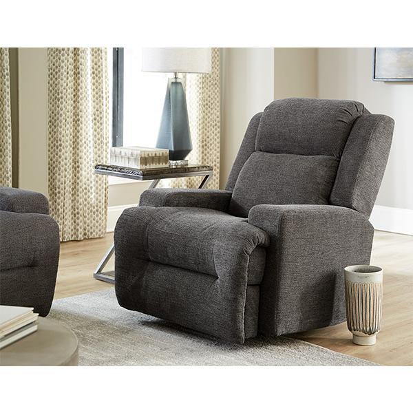 Best Home Furnishings O'Neil Rocker Fabric Recliner O'Neil 9NZ27 Rocker Recliner - Charcoal IMAGE 5