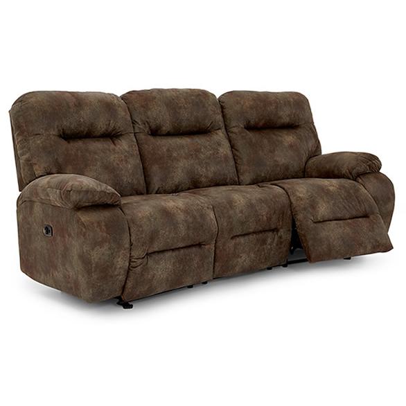 Best Home Furnishings Arial Reclining Fabric Sofa Arial U660RZ4 Reclining Sofa - Driftwood IMAGE 2