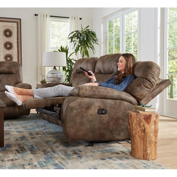 Best Home Furnishings Arial Reclining Fabric Sofa Arial U660RZ4 Reclining Sofa - Driftwood IMAGE 4