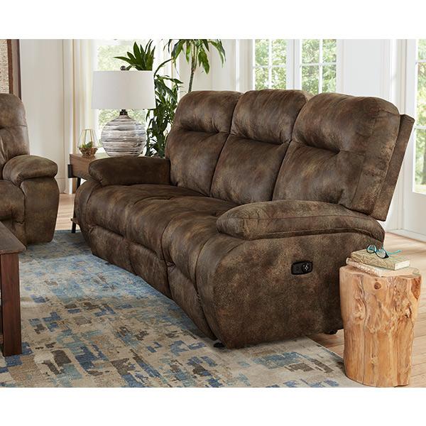 Best Home Furnishings Arial Reclining Fabric Sofa Arial U660RZ4 Reclining Sofa - Driftwood IMAGE 5