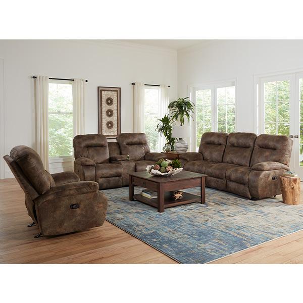 Best Home Furnishings Arial Reclining Fabric Sofa Arial U660RZ4 Reclining Sofa - Driftwood IMAGE 8