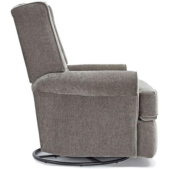 Best Home Furnishings Kendra Swivel Glider Fabric Recliner Kendra 5NI85 Swivel Glider Recliner - Ecru IMAGE 4