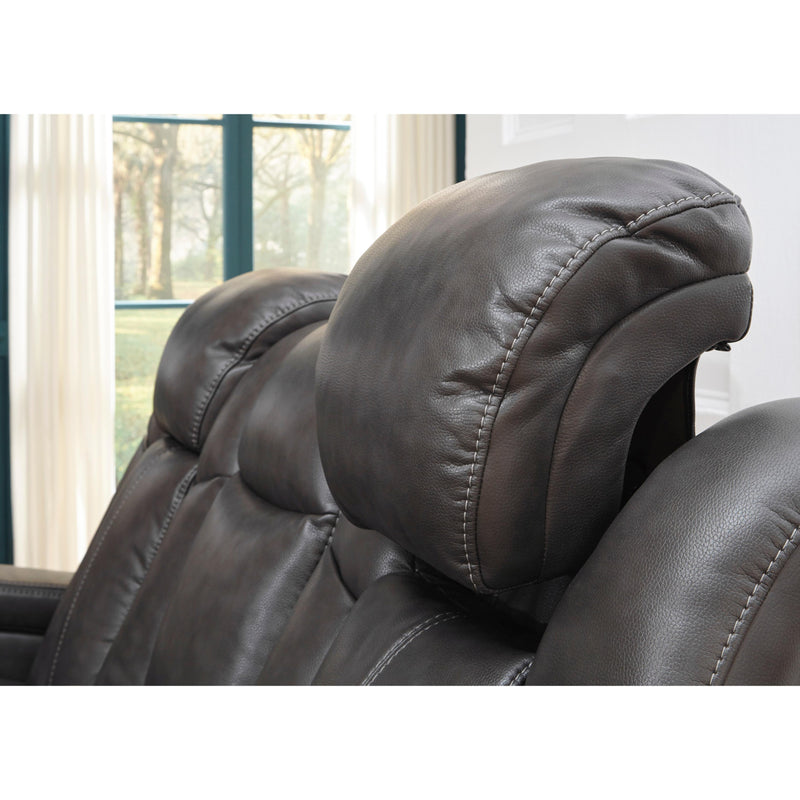 Signature Design by Ashley Turbulance Power Reclining Leather Look Loveseat 8500118C IMAGE 9