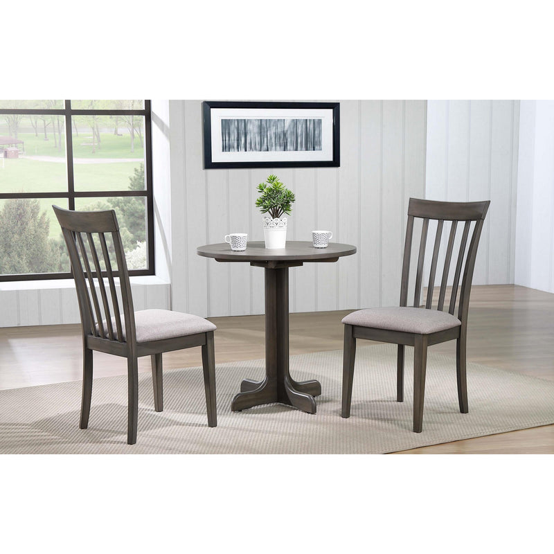 Winners Only Round Delfini Dining Table with Pedestal Base T1-DF30R-G IMAGE 2