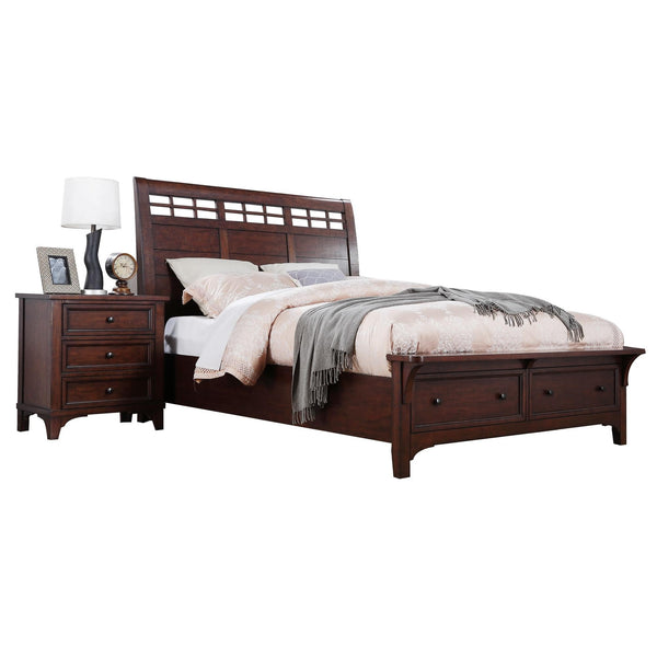 Winners Only Retreat King Panel Bed with Storage BR-RT1001K-D IMAGE 1