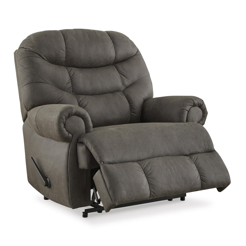 Signature Design by Ashley Camera Time Leather Look Recliner with Wall Recline 6570729C IMAGE 2