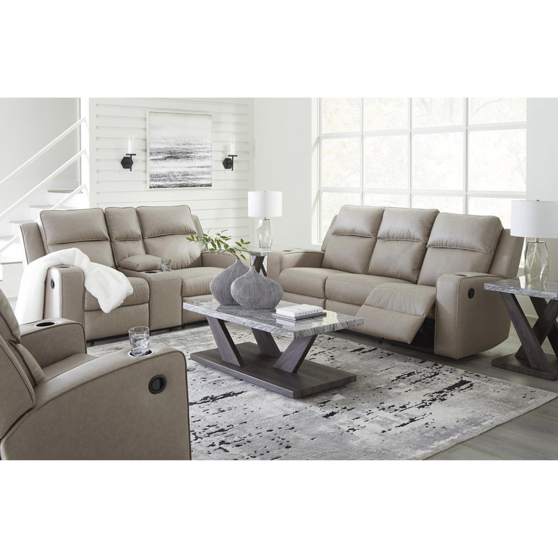 Signature Design by Ashley Lavenhorne Reclining Leather Look Sofa 6330789C IMAGE 12