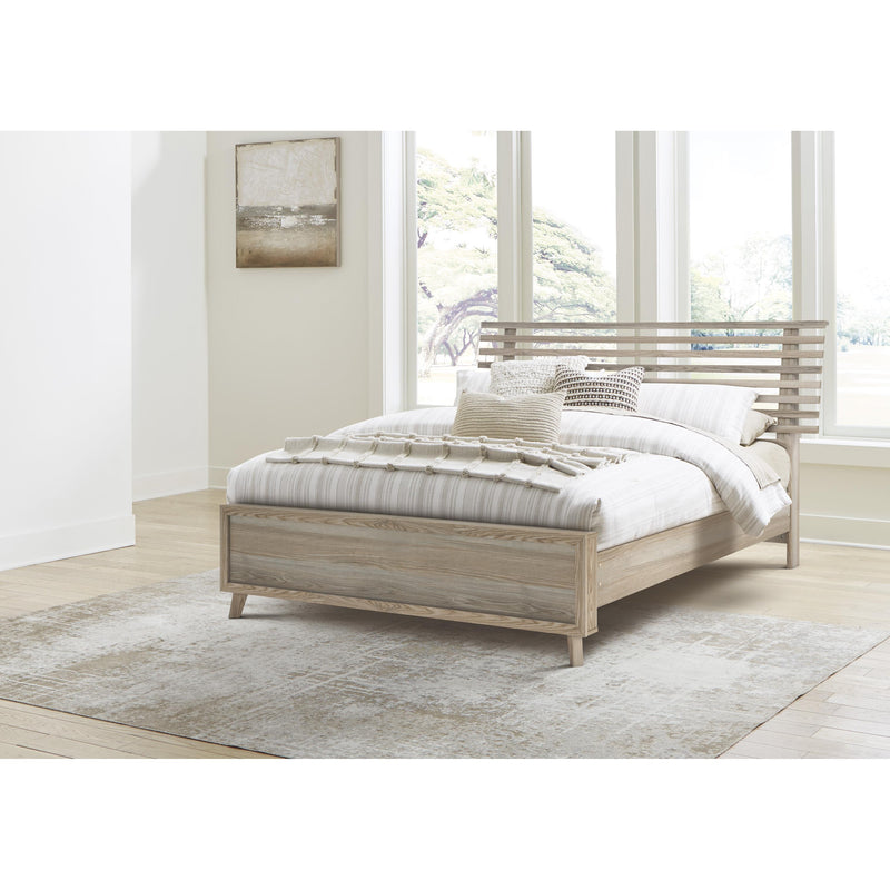 Signature Design by Ashley Hasbrick Queen Panel Bed B2075-95/B100-13/B2075-157/B2075-54 IMAGE 2