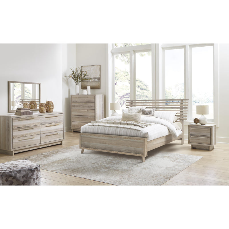 Signature Design by Ashley Hasbrick Queen Panel Bed B2075-95/B100-13/B2075-157/B2075-54 IMAGE 3