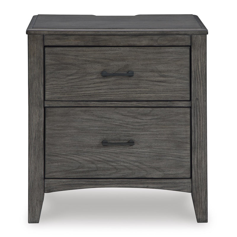 Signature Design by Ashley Montillan 2-Drawer Nightstand B651-92 IMAGE 3