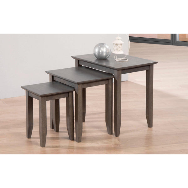 Winners Only Quadra Nesting Tables T2-Q100NTN-G IMAGE 1