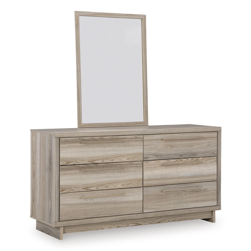 Signature Design by Ashley Hasbrick 6-Drawer Dresser with Mirror B2075-231/B2075-36 IMAGE 2