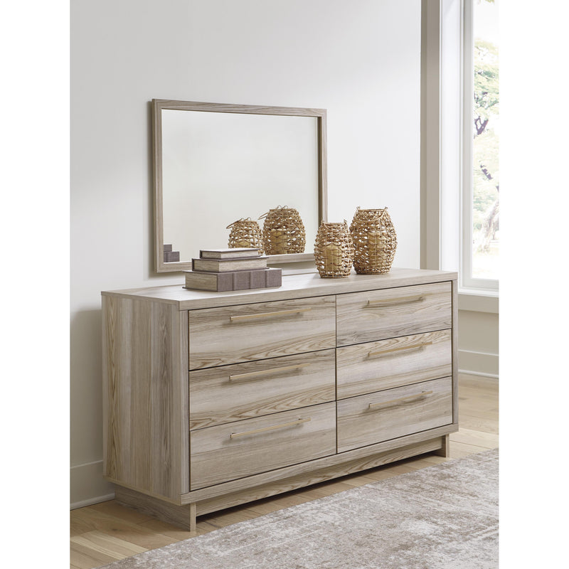 Signature Design by Ashley Hasbrick 6-Drawer Dresser with Mirror B2075-231/B2075-36 IMAGE 4