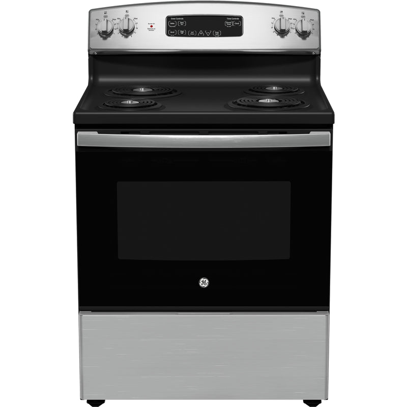 GE 30-inch Freestanding Electric Range JCBS350SVSS IMAGE 1