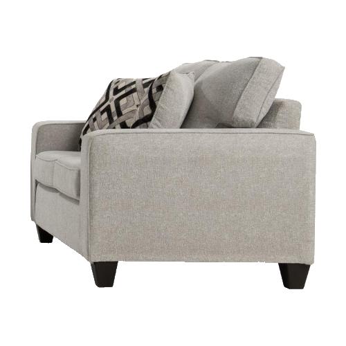 Minhas Furniture Stationary Fabric Loveseat AB9406-BE-L IMAGE 1