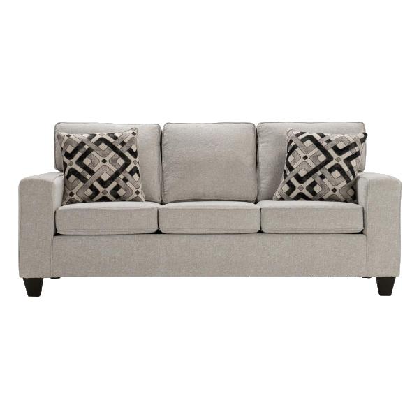 Minhas Furniture Stationary Fabric Sofa AB9406-BE-S IMAGE 1