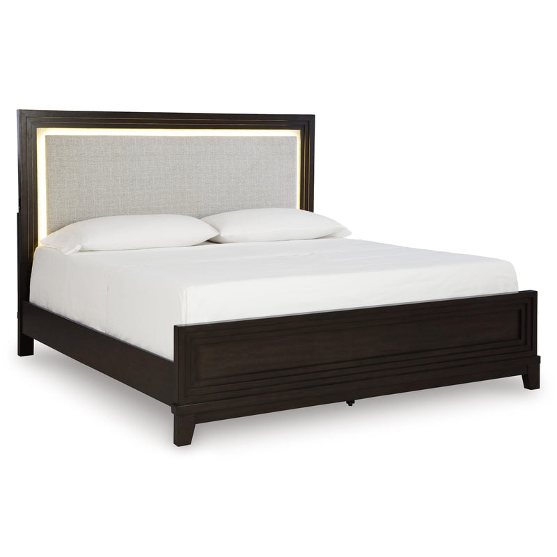 Signature Design by Ashley Neymorton King Upholstered Panel Bed B618-58/B618-56/B618-97 IMAGE 1