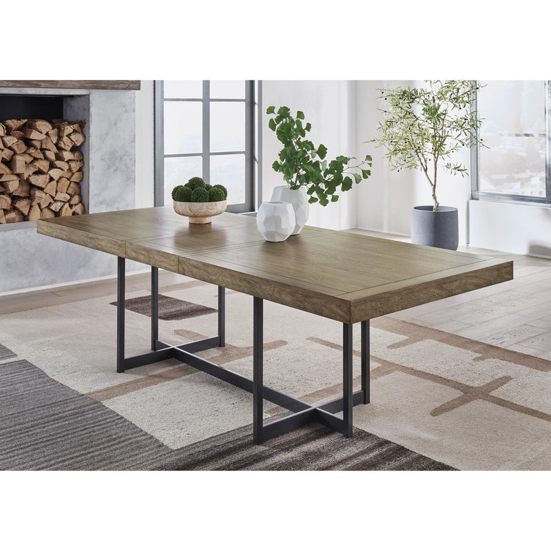 Signature Design by Ashley Tomtyn Dining Table with Trestle Base D622-35 IMAGE 7