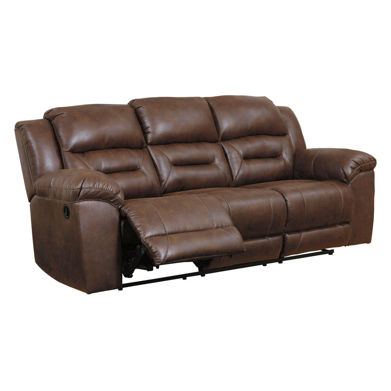 Signature Design by Ashley Stoneland Reclining Leather Look Sofa 3990488C IMAGE 2