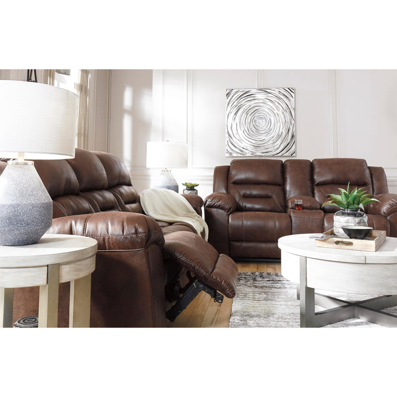 Signature Design by Ashley Stoneland Reclining Leather Look Loveseat 3990494C IMAGE 7